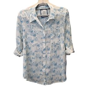 Style & Co. Urban Skyline Print Shirt